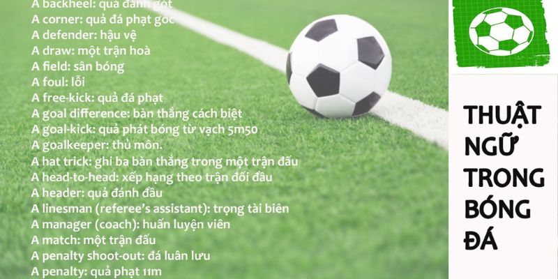 Lý do nên am hiểu thuật ngữ bóng đá
